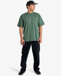 2 Mogul Slash Og - T-shirt de manga curta para homem Verde EBYZT00376 Billabong