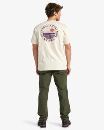 2 Rockies - Short Sleeve T-Shirt for Men Beige EBYZT00380 Billabong