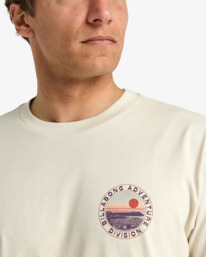 4 Rockies - Short Sleeve T-Shirt for Men Beige EBYZT00380 Billabong