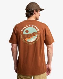 1 Rockies - Short Sleeve T-Shirt for Men Brown EBYZT00380 Billabong