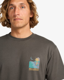 4 Sundown - Camiseta de manga corta para hombre Negro EBYZT00384 Billabong