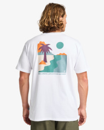 1 Sundown - T-Shirt à manches courtes pour Homme Blanc EBYZT00384 Billabong
