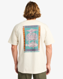 1 Fauna - Short Sleeve T-Shirt for Men Beige EBYZT00385 Billabong