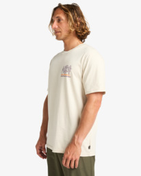 3 Fauna - Short Sleeve T-Shirt for Men Beige EBYZT00385 Billabong
