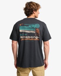 1 Tidal Research - Short Sleeve T-Shirt for Men Black EBYZT00386 Billabong