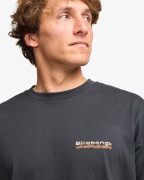 4 Tidal Research - Short Sleeve T-Shirt for Men Black EBYZT00386 Billabong