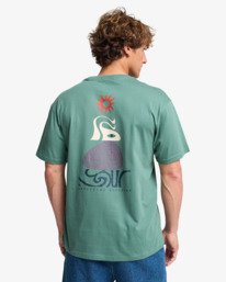 1 Totem - Short Sleeve T-Shirt for Men Blue EBYZT00388 Billabong