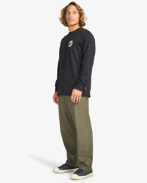 2 Rockies - Maglietta a Maniche Lunghe da Uomo Black EBYZT00390 Billabong