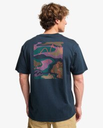 1 Scribbly - Short Sleeve T-Shirt for Men Blue EBYZT00398 Billabong