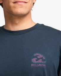 4 Scribbly - Short Sleeve T-Shirt for Men Blue EBYZT00398 Billabong