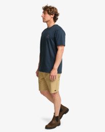 2 Scribbly - Short Sleeve T-Shirt for Men Blue EBYZT00398 Billabong
