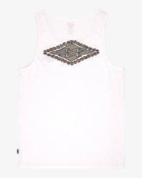 6 Crayon Wave - Camiseta sin mangas para hombre Blanco EBYZT00487 Billabong