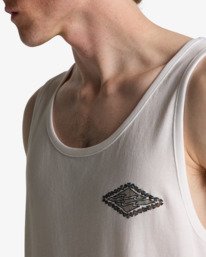 4 Crayon Wave - Camiseta sin mangas para hombre Blanco EBYZT00487 Billabong