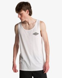 0 Crayon Wave - Camiseta sin mangas para hombre Blanco EBYZT00487 Billabong