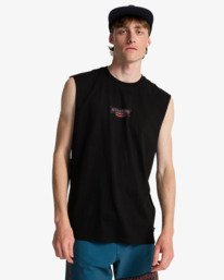 0 Burleigh - Mouwloos T-shirt voor Heren Black EBYZT00491 Billabong