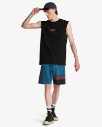 2 Burleigh - Mouwloos T-shirt voor Heren Black EBYZT00491 Billabong