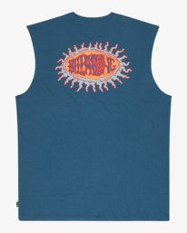 6 Burn Out - T-Shirt f&uuml;r M&auml;nner Blau EBYZT00492 Billabong