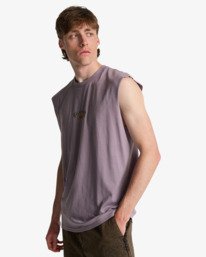 3 Burn Out - T-shirt sans manches pour Homme Violet EBYZT00492 Billabong