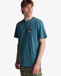 3 Rockies - Short Sleeve T-Shirt for Men Blue EBYZT00497 Billabong
