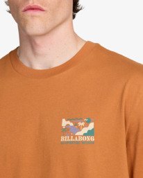 4 Range - T-shirt met korte mouwen voor Heren Brown EBYZT00498 Billabong