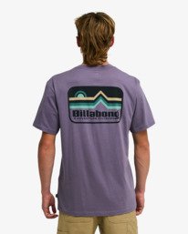 1 Range - T-shirt met korte mouwen voor Heren Purple EBYZT00498 Billabong