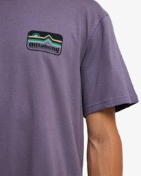4 Range - T-shirt met korte mouwen voor Heren Purple EBYZT00498 Billabong