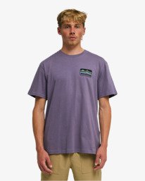 0 Range - T-shirt met korte mouwen voor Heren Purple EBYZT00498 Billabong
