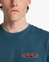 4 Since 73 Poster - T-Shirt &agrave; manches courtes pour Homme Bleu EBYZT00504 Billabong