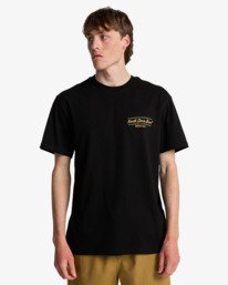0 Food Court - T-Shirt &agrave; manches courtes pour Homme Noir EBYZT00517 Billabong