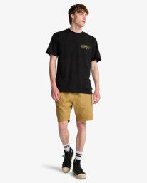 1 Food Court - T-Shirt &agrave; manches courtes pour Homme Noir EBYZT00517 Billabong