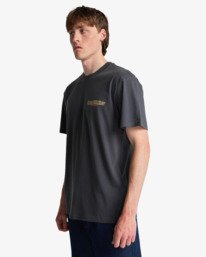 3 Food Court - T-Shirt f&uuml;r M&auml;nner Schwarz EBYZT00517 Billabong