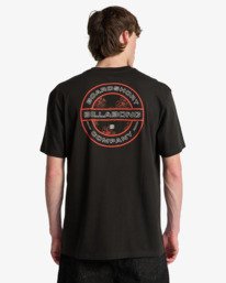 1 Rotor - T-shirt met korte mouwen voor Heren Black EBYZT00524 Billabong