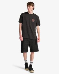 2 Rotor - T-shirt met korte mouwen voor Heren Black EBYZT00524 Billabong