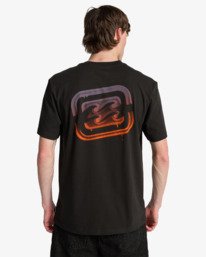 1 Crayon Wave - T-shirt met korte mouwen voor Heren Black EBYZT00525 Billabong