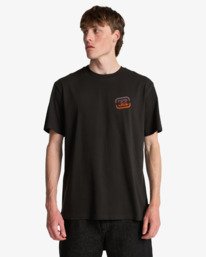 0 Crayon Wave - T-shirt met korte mouwen voor Heren Black EBYZT00525 Billabong