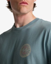 4 Crayon Wave - Short Sleeve T-Shirt for Men Blue EBYZT00525 Billabong