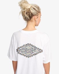 6 Crayon Wave - Short Sleeve T-Shirt for Men White EBYZT00525 Billabong