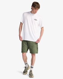 2 Crayon Wave - Short Sleeve T-Shirt for Men White EBYZT00525 Billabong