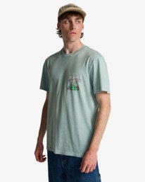 3 Message - T-Shirt f&uuml;r M&auml;nner Blau EBYZT00528 Billabong