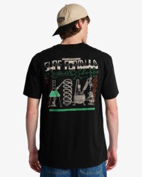 2 Message - Maglietta a maniche corte da Uomo Black EBYZT00528 Billabong