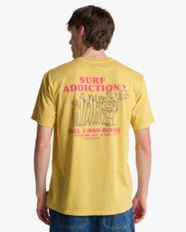 1 Message - Camiseta de manga corta para hombre Amarillo EBYZT00528 Billabong