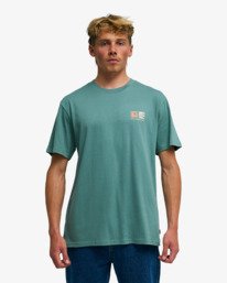 0 Surge - Short Sleeve T-Shirt for Men Green EBYZT00563 Billabong