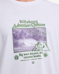 4 Beams - Camiseta de manga corta para hombre Blanco EBYZT00565 Billabong