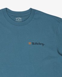 1 Making Tracks - Short Sleeve T-Shirt for Men Blue EBYZT00567 Billabong