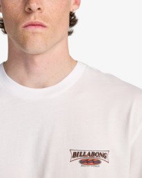 4 Burleigh - Short Sleeve T-Shirt for Men White EBYZT00573 Billabong