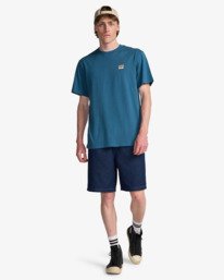 2 Icon Wave - T-shirt met korte mouwen voor Heren Blue EBYZT00575 Billabong