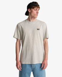 0 Icon Wave - T-shirt met korte mouwen voor Heren Gray EBYZT00575 Billabong