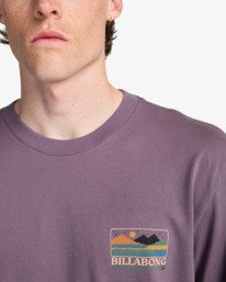 4 Range - T-shirt met Lange Mouwen voor Heren Purple EBYZT00576 Billabong