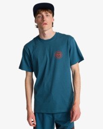 0 Re Issue - Short Sleeve T-Shirt for Men Blue EBYZT00577 Billabong