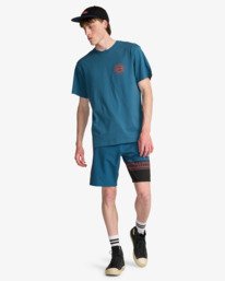 2 Re Issue - Short Sleeve T-Shirt for Men Blue EBYZT00577 Billabong